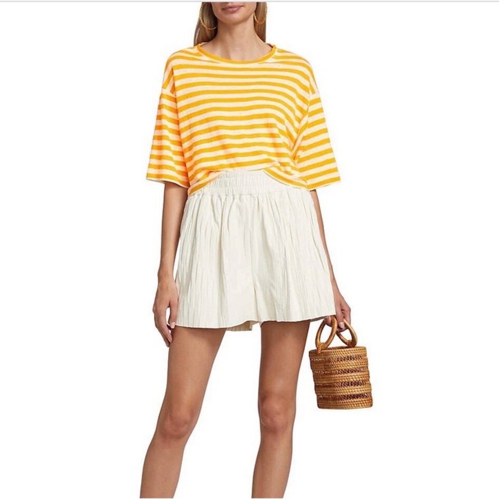 Frame Women’s Organic Linen Crop T-Shirt
